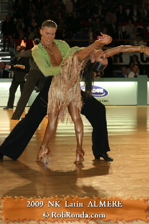 Niels en Gwyneth 3th place